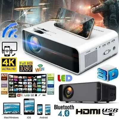 23000 Lumens Projector LED Mini WiFi Video Home Theater Cinema  1080P • $79.99