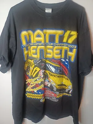 Vintage 2003 Matt Kenseth Winston Cup Champion NASCAR 2XL T-Shirt  • $35