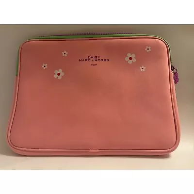 Marc Jacobs Daisy Pop Laptop Bag Beautiful Pink With Purple Interior Zipper • $22