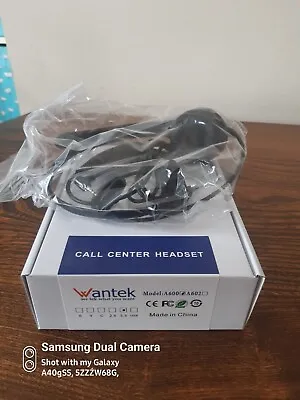 £7 • Buy Wantek Call Center Headset USB Model A600