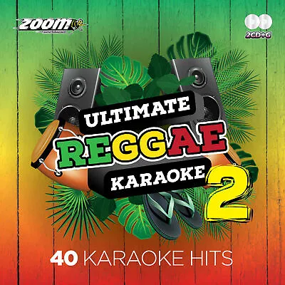 Zoom Karaoke Ultimate Reggae Karaoke Vol.2 CD+G - 40 Songs On 2 C • £7.95