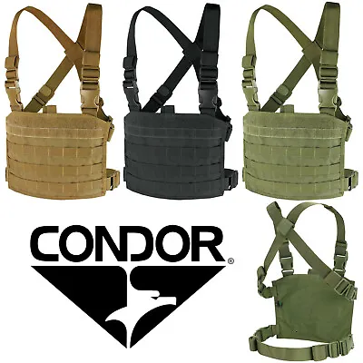 Condor MCR3 Tactical MOLLE PALS Fast Modular Chest Panel Range Harness Rig Vest • $26.94