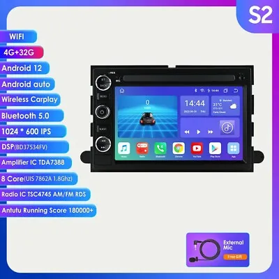 7  8Core Android12 Car Stereo Radio Carplay Gps DSP For Ford F-150 F-250 F350 AI • $193.99