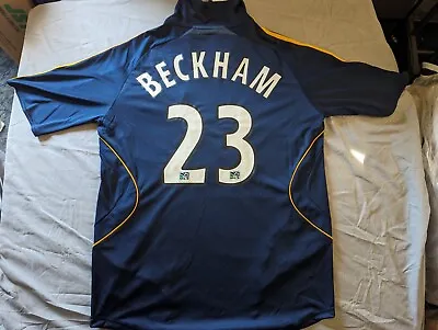 £89 • Buy LA Galaxy 07/08 Adidas Away Shirt Beckham 23  Medium Genuine New
