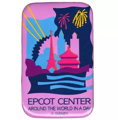 Walt Disney World EPCOT VIntage Around The World In A Day Pinback Button • $10.99
