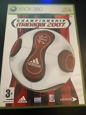 Championship Manager 2007 Microsoft Xbox 360 PAL Eidos • £9.94