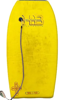 Vintage 90s Hot Buttered Surf Bodyboard Eq8or Model & HYRDO Lite Single Boardbag • $40