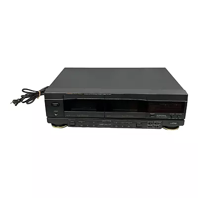 FISHER Studio Standard AUTOREVERSE Double Cassette Deck CR-W981 HX PRO Dolby • $35.25