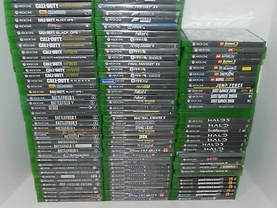 Microsoft XBOX ONE Games Tested - You Pick & Choose Video Game Lot USA • $8.91