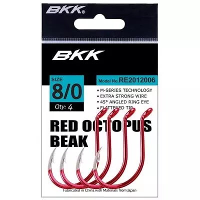 BKK Octopus Beak Hooks Red • $7.99