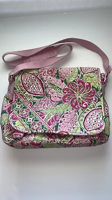 Vera Bradley  Computer Case -Travel Bag- Laptop-Portfolio-Pink- Fast Shipping • $22.95