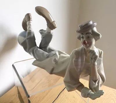 Vintage Spain Lladro Porcelain “Clown” Large Figurine 4618 • £36