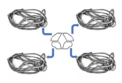 Mercedes W111 Door Rubber Weatherstrip Gasket Seal Set 4 Pieces 220 220S 220SE • $151.05