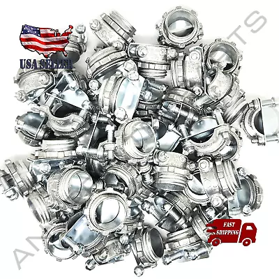 Lot 100 Pcs 3/8 In Flexible Metal Conduit Combination Connector Standard Fitting • $32.95