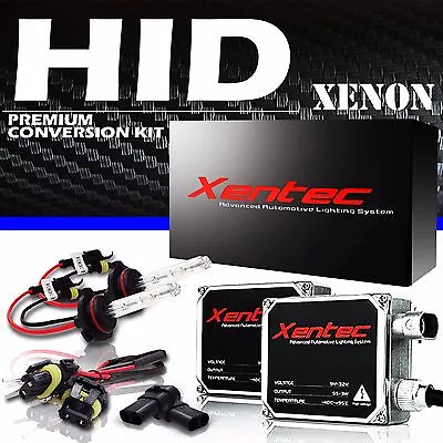 XENTEC AC 55w HID Kit H4 H7 H10 H11 H13 9003 9005 9006 9007 6000K 8000K Hi-Lo • $45.99