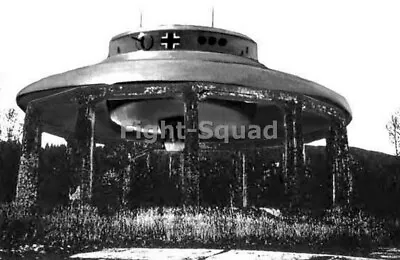 WW2 Picture Photo Secret Photos Of  German UFO Hauzbu Ready To Fly 2 3419 • $5.95