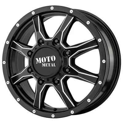 Moto Metal MO995 Dually Front 20x8.25 8x210 Black/Milled Wheel Rim 20  Inch • $147.99