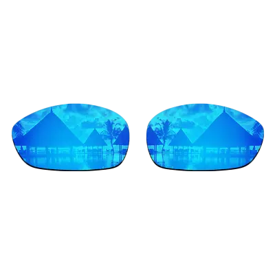 $8.73 • Buy Polarized Glacier Blue Mirrored Replacement Lens For-Oakley Splice Sunglass