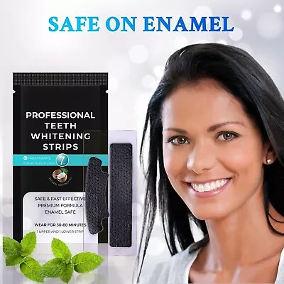 Pap+Charcoal Teeth Whitening Strips 14 Treatments 28 Strips • £5.49