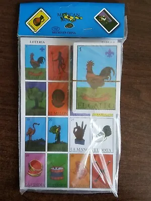 Mexican Bingo Loteria Game Containing 10 Playing Boards & 54 Playing Cards New • $12.99