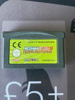 Genuine Megaman Battle Network 5 Team Protoman Nintendo Gameboy Advance Game Gba • £13.99