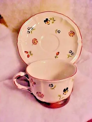 Villeroy & Boch Petite Fleur Cup & Saucer Luxemburg   • $9.95