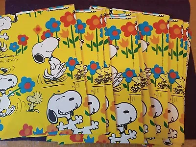 15 Snoopy Hallmark Wrapping Paper 18th Birthday Vintage • £10