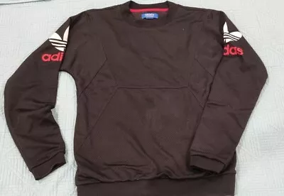 Adidas Black Jumper With Logo Detail Size Xs • $10