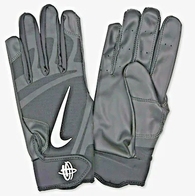 Men's Nike Huarache Edge Gloves Black Baseball Xl New With Tags One Pair • £27.99