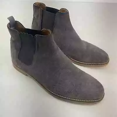 Zara Men's Gray Suede Chelsea Boot - Size 10 • $25