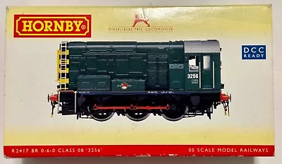 Hornby R2417 BR Class 08 Diesel Shunter 3256. DCC Fitted. FREE POSTAGE • £40