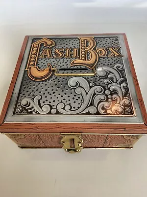 Vintage CASE Manufacturing Co NY Graphic Tim Cash Box Bank Promo England Rare • $23.49