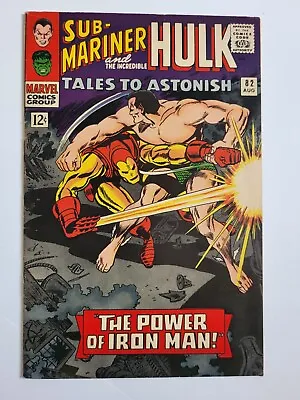 $6 • Buy Tales To ASTONISH # 82 - Iron Man Vs. Sub-Mariner Fine Cond.