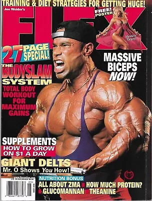 FLEX Magazine  May 2000 - BRAND NEW - No Label - MONICA BRANT Centerfold! • $40