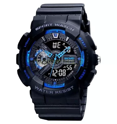 SKMEI Men Digital Alarm Wristwatch Waterproof Sport Watch Military Boys Watch • $30.90