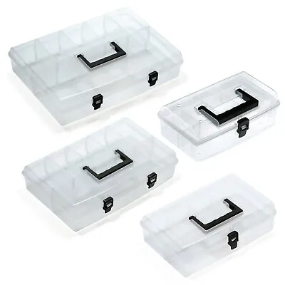 £6.49 • Buy Plastic Storage Organiser Box Case Screws Nails Compartment Tool Bits DIY