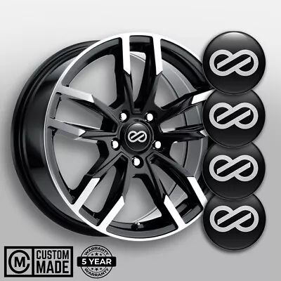 Set Of 4 Enkei Decals For Center Wheel Caps Hood Fender Laptop Ice Chest Etc. • $28.43