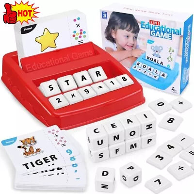 Gift Kids Toys Age 3 4 5 Year Old Boys Girls GiftsMatching Letter Game Number • $16.89