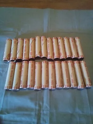 25 Bank Rolls From 1st. National Bank Lewistown Pa. • $15.99