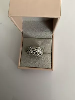 Diamonique Band Ring Size M  • £19.99