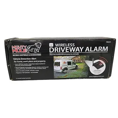 Mighty Mule Wireless Driveway Alarm FM231 - 400 Ft Wireless Range • $118