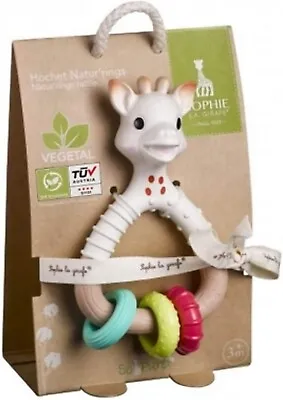 Sophie The Giraffe So Pure Natur'rings Rattle Baby Toy Girafe BNTW • £9.99