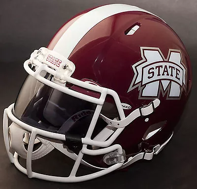 MISSISSIPPI STATE BULLDOGS Authentic GAMEDAY Football Helmet W/OAKLEY Eye Shield • $349.99