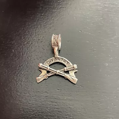 Nomades Branch Emblem Marine Corps Infantry Cross Dangle Charm .925 Silver New • $39.95