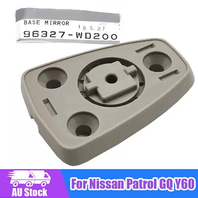 For Nissan Patrol GQ Y60 Internal Rear View Mirror Mount Base AU • $17.07