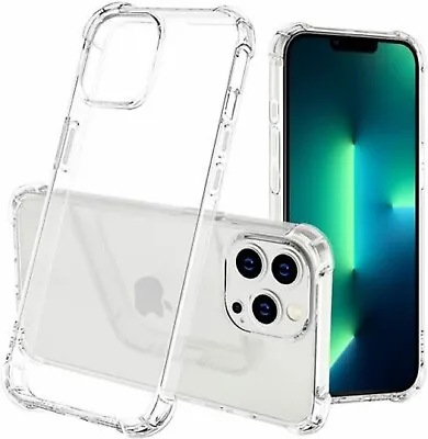 $7.99 • Buy For Apple IPhone 14 Pro Max Plus Case Clear Heavy Duty Corner Bumper TPU Cover