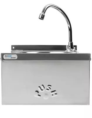 Basix Stainless Steel Knee Operated Hand Wash Sink Basin CC260 • £135.99