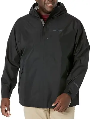 MARMOT Minimalist Gore-Tex Mens 3XT Big/Tall Rain Parka/Jacket/Coat Black $250 • $159.99