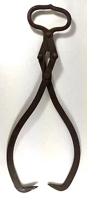 $42 • Buy Antique/Vintage All Metal Ice Tongs Patent Mar 21 1899 Single Handle