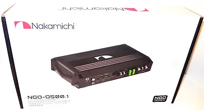 NAKAMICHI NGO-D500.1 Class D Mono Subwoofer Amplifier 3000 Watts Max 500x1 Rms • $149.99